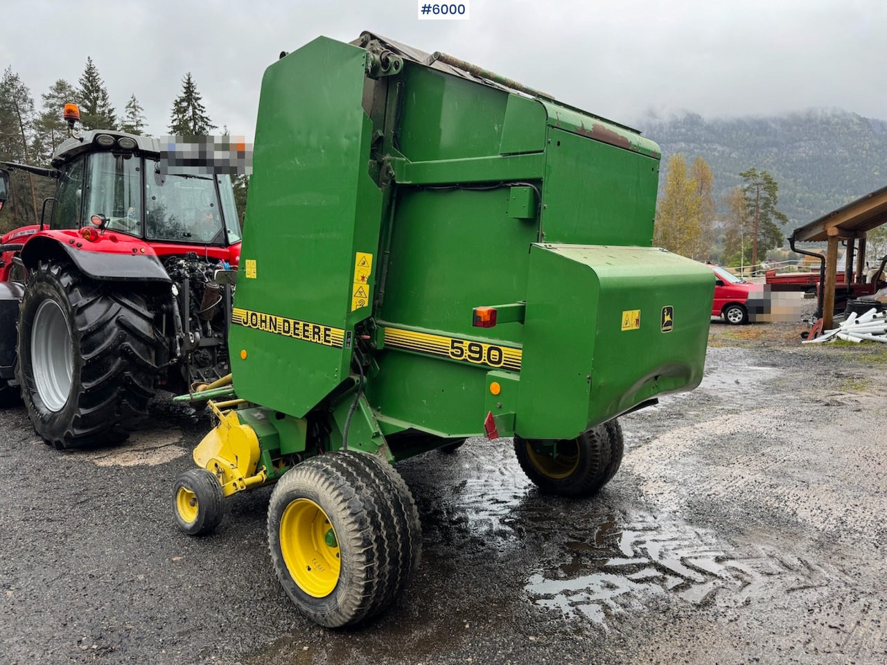 2000 John Deere 590 Round Baler. - Hooi-/ Voedermachine: afbeelding 3 2000 John Deere 590 Round Baler. - Hooi-/ Voedermachine: afbeelding 3