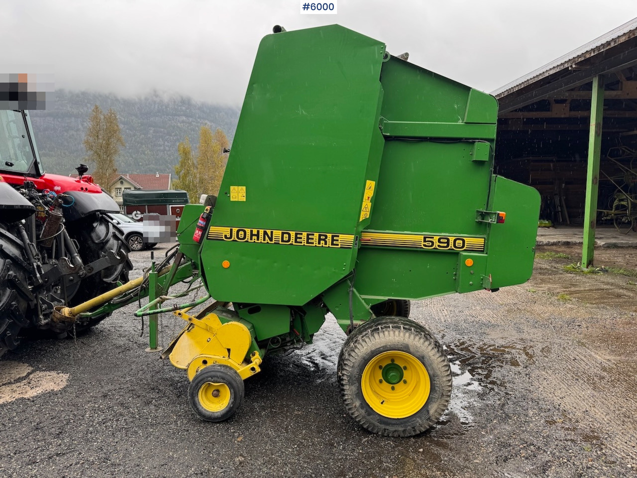 2000 John Deere 590 Round Baler. - Hooi-/ Voedermachine: afbeelding 2 2000 John Deere 590 Round Baler. - Hooi-/ Voedermachine: afbeelding 2
