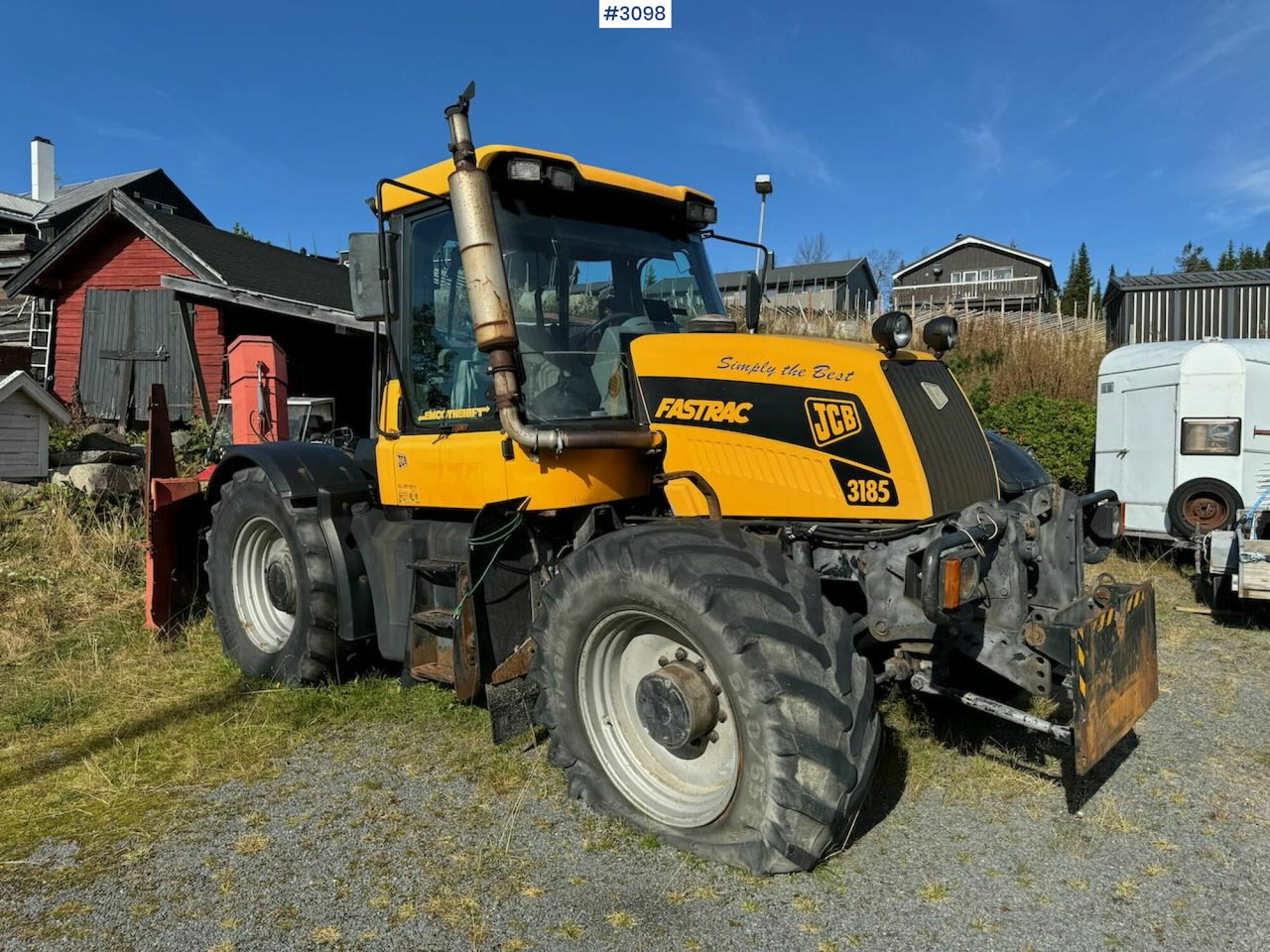 2001 JCB Fastrac 3185 4x4. The plow rigged and two sets of tires. - Tractor: afbeelding 3 2001 JCB Fastrac 3185 4x4. The plow rigged and two sets of tires. - Tractor: afbeelding 3