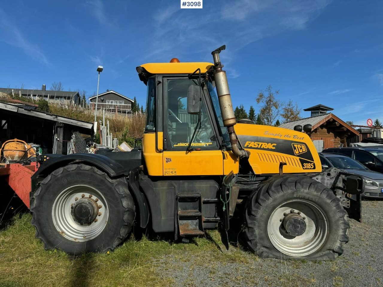 2001 JCB Fastrac 3185 4x4. The plow rigged and two sets of tires. - Tractor: afbeelding 4 2001 JCB Fastrac 3185 4x4. The plow rigged and two sets of tires. - Tractor: afbeelding 4
