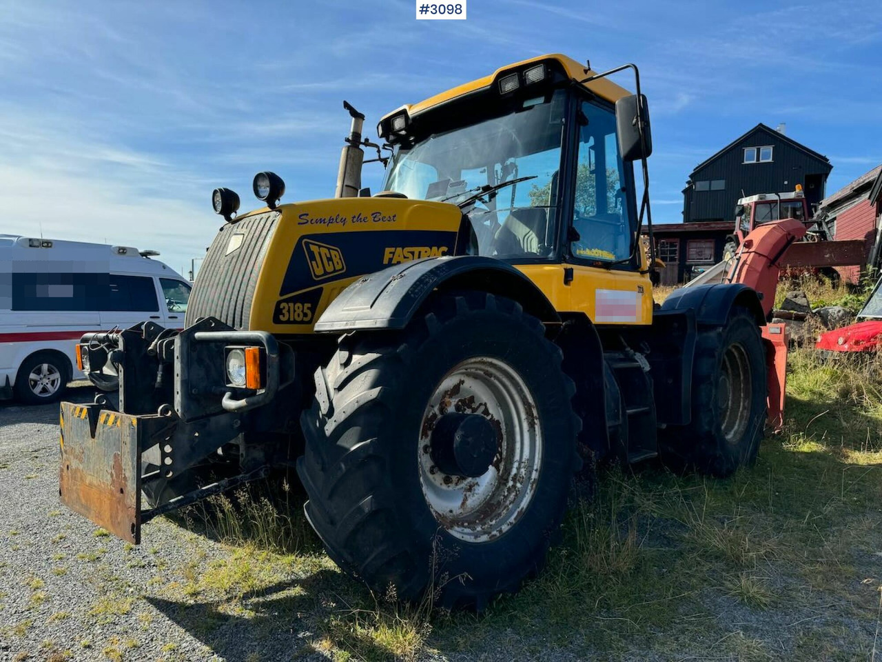 2001 JCB Fastrac 3185 4x4. The plow rigged and two sets of tires. - Tractor: afbeelding 1 2001 JCB Fastrac 3185 4x4. The plow rigged and two sets of tires. - Tractor: afbeelding 1