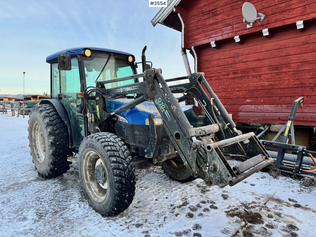 2003 New Holland TN75D 4x4 w/ Front Loader. 4000 hours! - Tractor: afbeelding 3 2003 New Holland TN75D 4x4 w/ Front Loader. 4000 hours! - Tractor: afbeelding 3