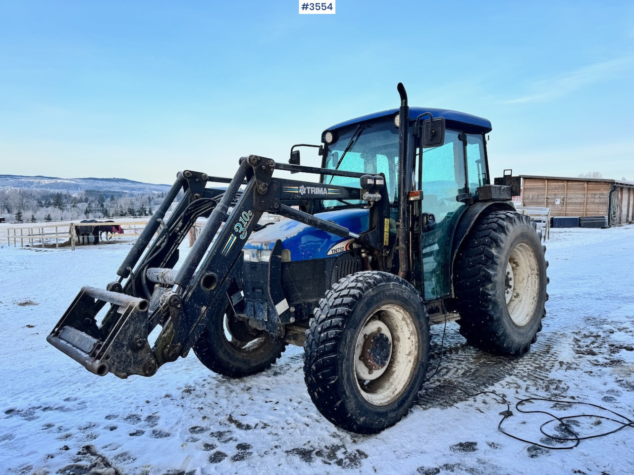 2003 New Holland TN75D 4x4 w/ Front Loader. 4000 hours! - Tractor: afbeelding 4 2003 New Holland TN75D 4x4 w/ Front Loader. 4000 hours! - Tractor: afbeelding 4