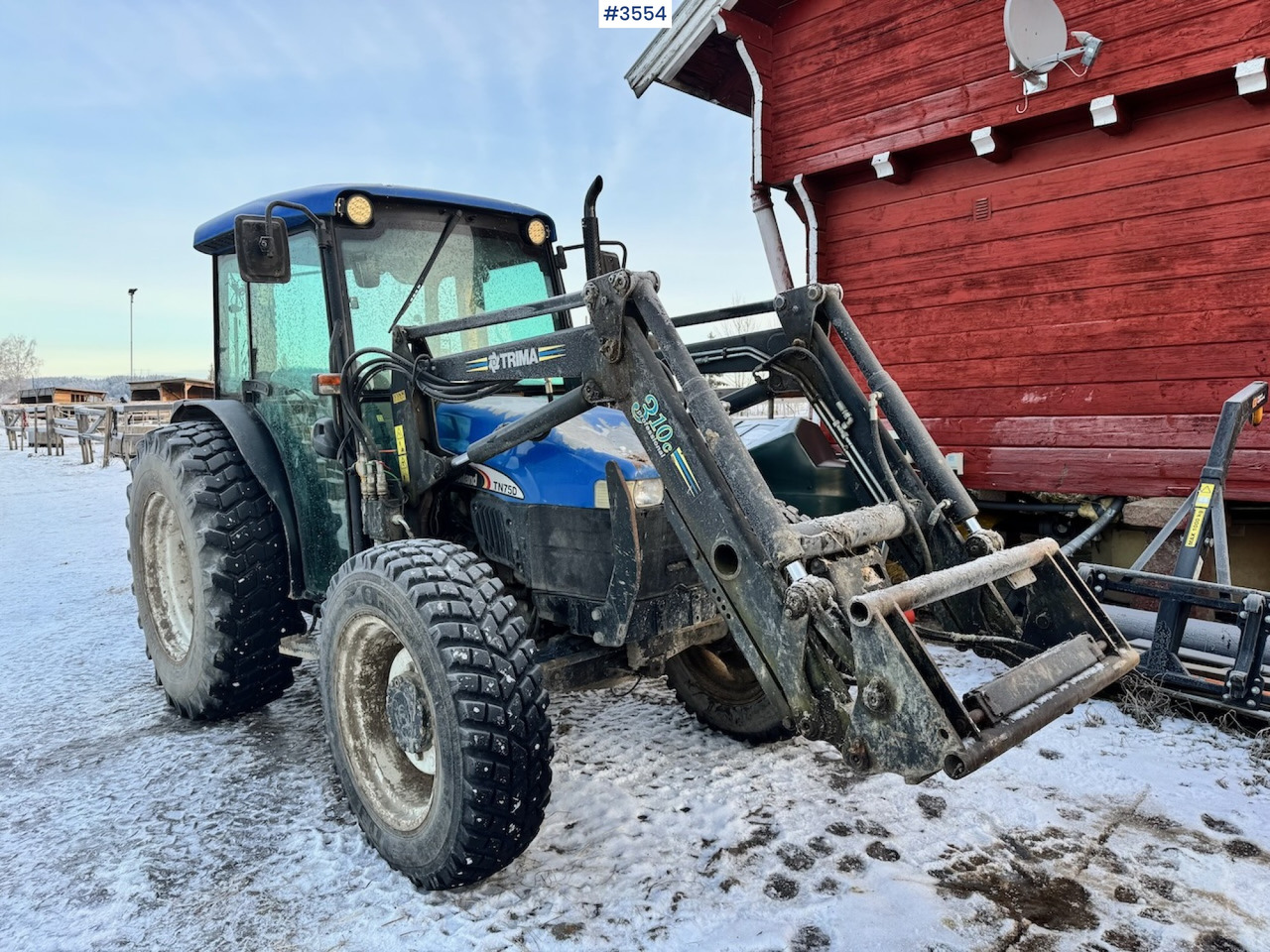 2003 New Holland TN75D 4x4 w/ Front Loader. 4000 hours! - Tractor: afbeelding 2 2003 New Holland TN75D 4x4 w/ Front Loader. 4000 hours! - Tractor: afbeelding 2