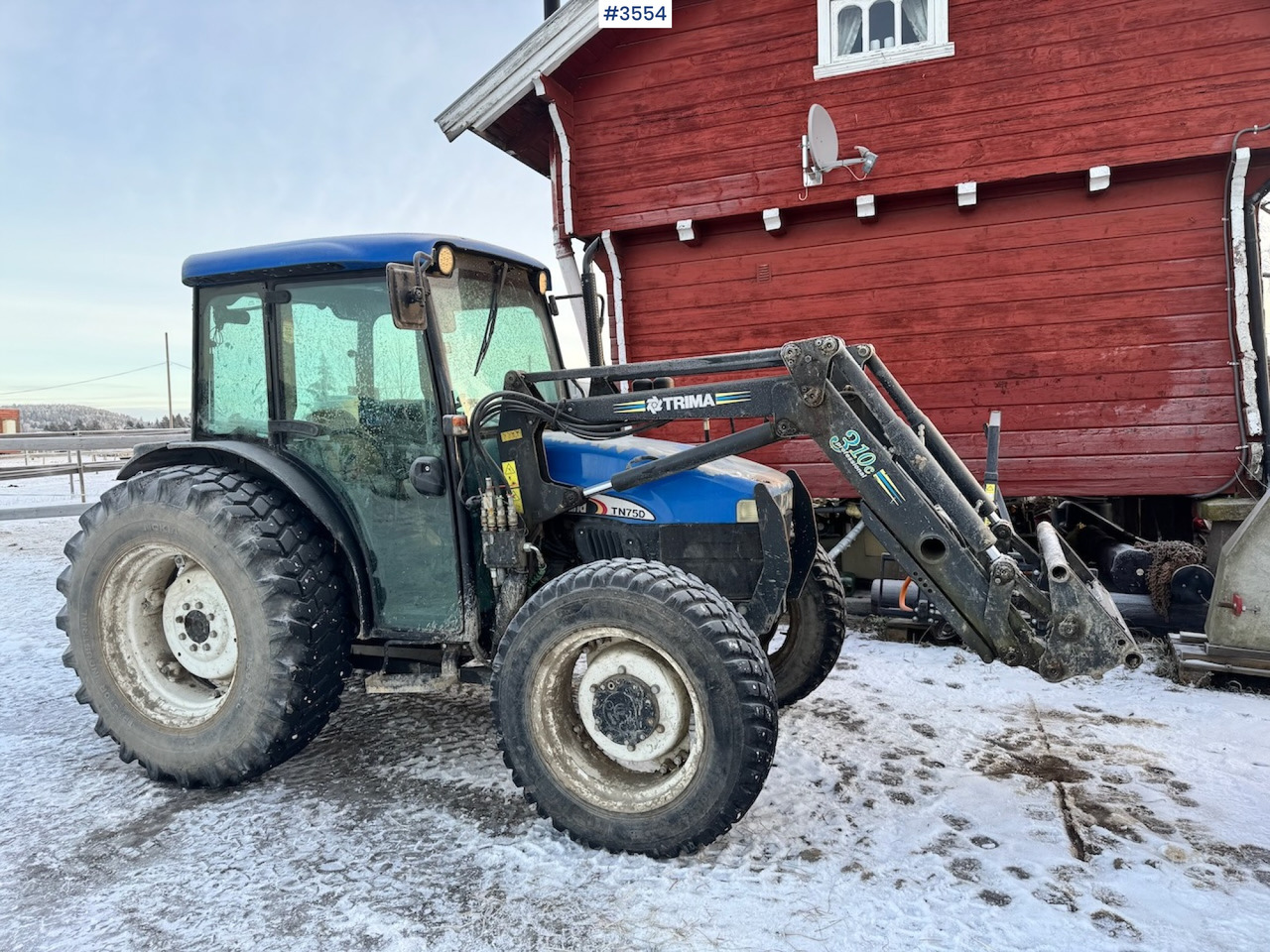 2003 New Holland TN75D 4x4 w/ Front Loader. 4000 hours! - Tractor: afbeelding 1 2003 New Holland TN75D 4x4 w/ Front Loader. 4000 hours! - Tractor: afbeelding 1