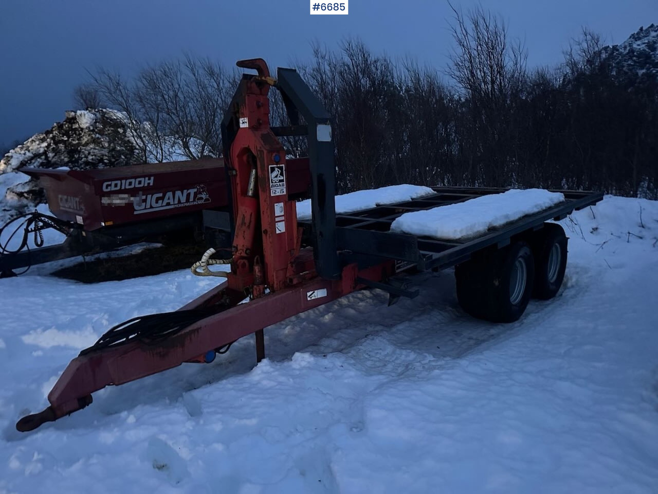 2006 BIGAB hook-lift trailer with container - Landbouwkipper: afbeelding 1 2006 BIGAB hook-lift trailer with container - Landbouwkipper: afbeelding 1