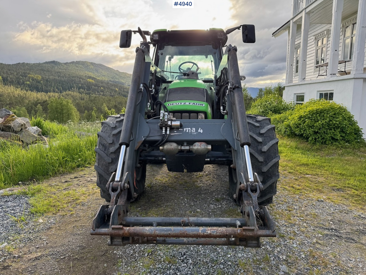 2006 Deutz-Fahr Agrotron K90 w/front loader. - Tractor: afbeelding 4 2006 Deutz-Fahr Agrotron K90 w/front loader. - Tractor: afbeelding 4