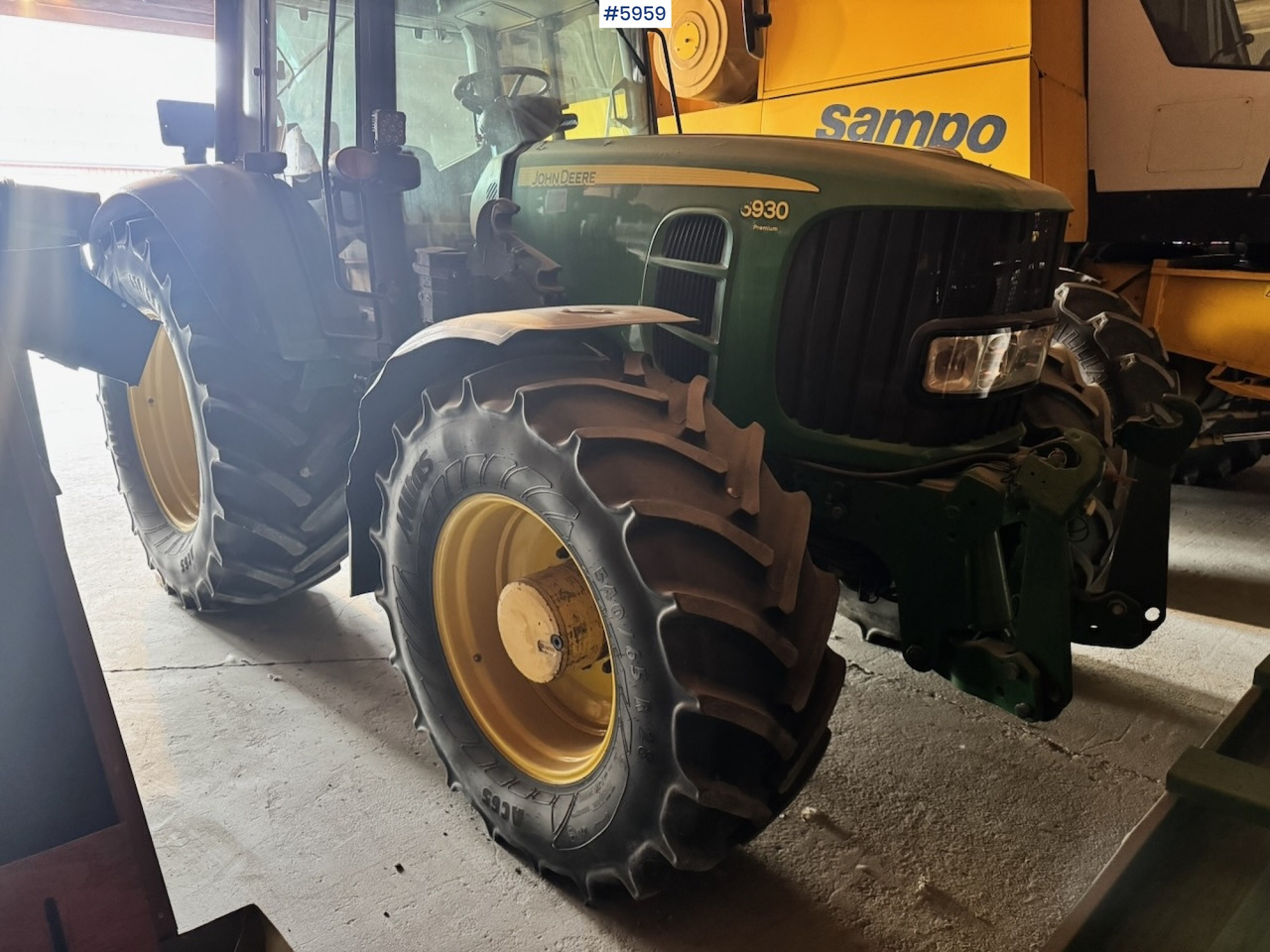 2007 John Deere 6930 w/ Front loader, hydraulics and Front PTO. Rep object. - Tractor: afbeelding 5 2007 John Deere 6930 w/ Front loader, hydraulics and Front PTO. Rep object. - Tractor: afbeelding 5
