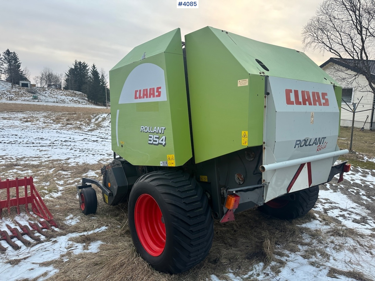 Hooi-/ Voedermachine 2008 Claas Rollant 354 Rotocut round baler. small repair object: afbeelding 6 Hooi-/ Voedermachine 2008 Claas Rollant 354 Rotocut round baler. small repair object: afbeelding 6