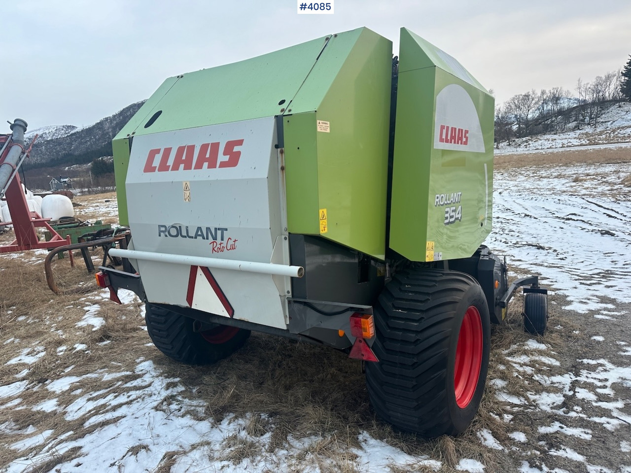 Hooi-/ Voedermachine 2008 Claas Rollant 354 Rotocut round baler. small repair object: afbeelding 8 Hooi-/ Voedermachine 2008 Claas Rollant 354 Rotocut round baler. small repair object: afbeelding 8