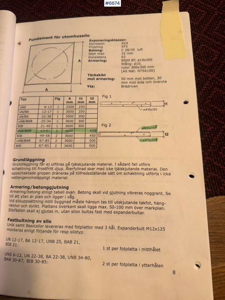 Veeteelt materiaal 2010 Mafa Outdoor silo w/ level switch and inlet screw: afbeelding 18