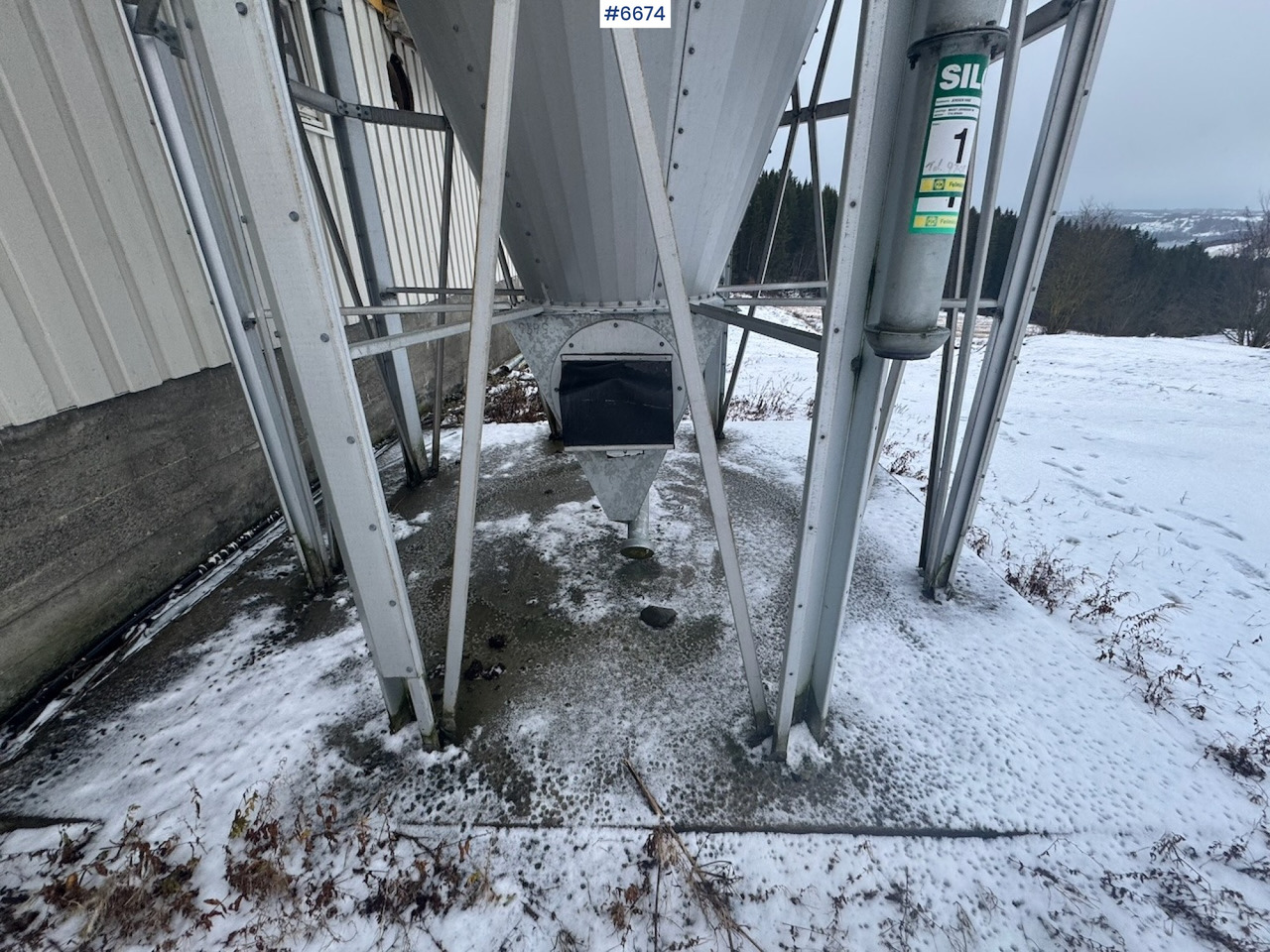 Veeteelt materiaal 2010 Mafa Outdoor silo w/ level switch and inlet screw: afbeelding 8