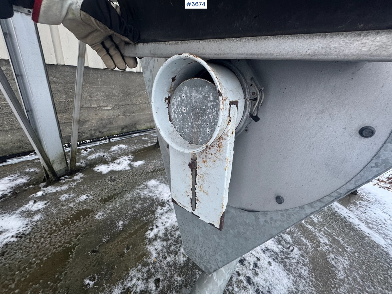 Veeteelt materiaal 2010 Mafa Outdoor silo w/ level switch and inlet screw: afbeelding 13