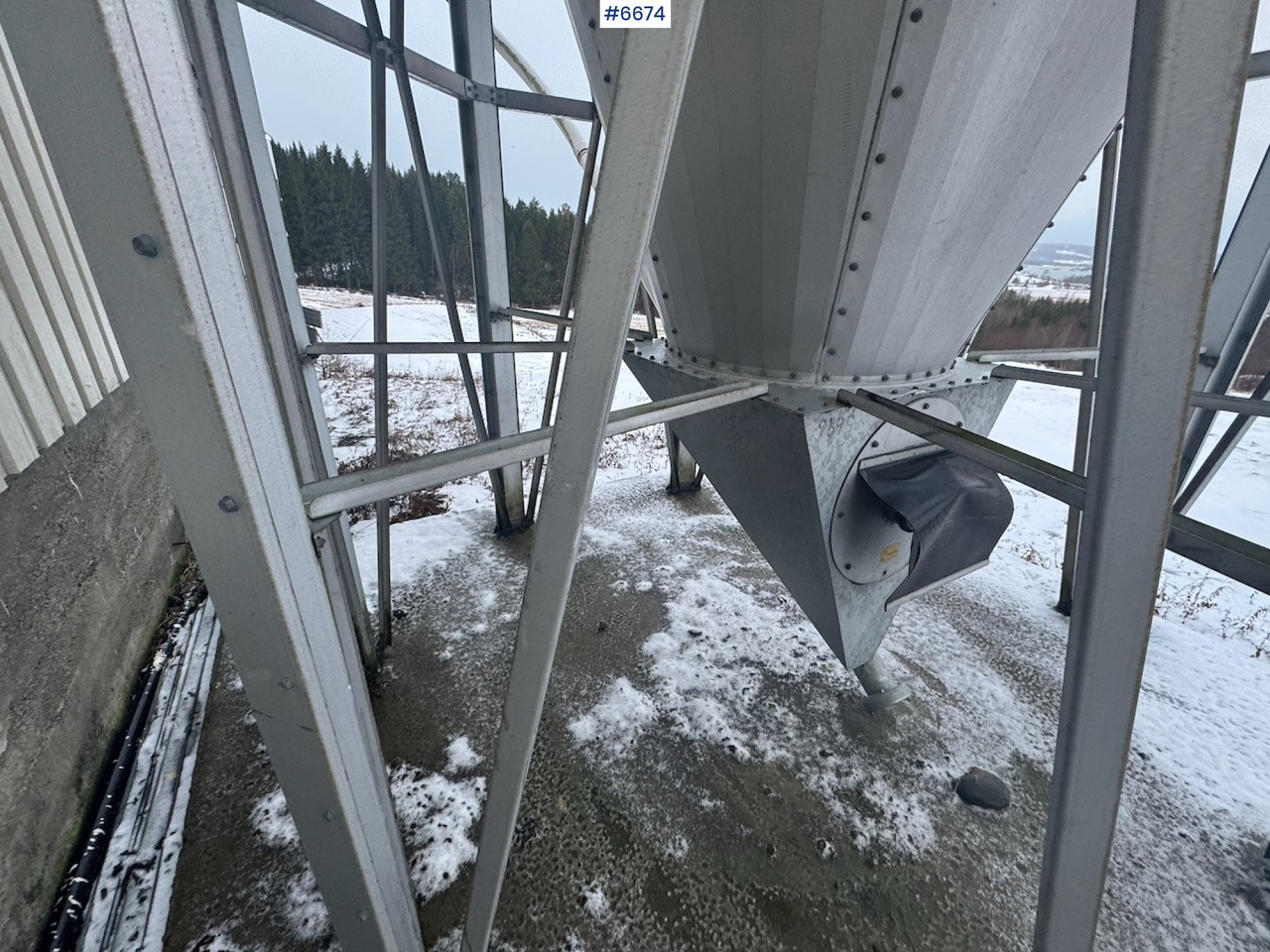 Veeteelt materiaal 2010 Mafa Outdoor silo w/ level switch and inlet screw: afbeelding 10