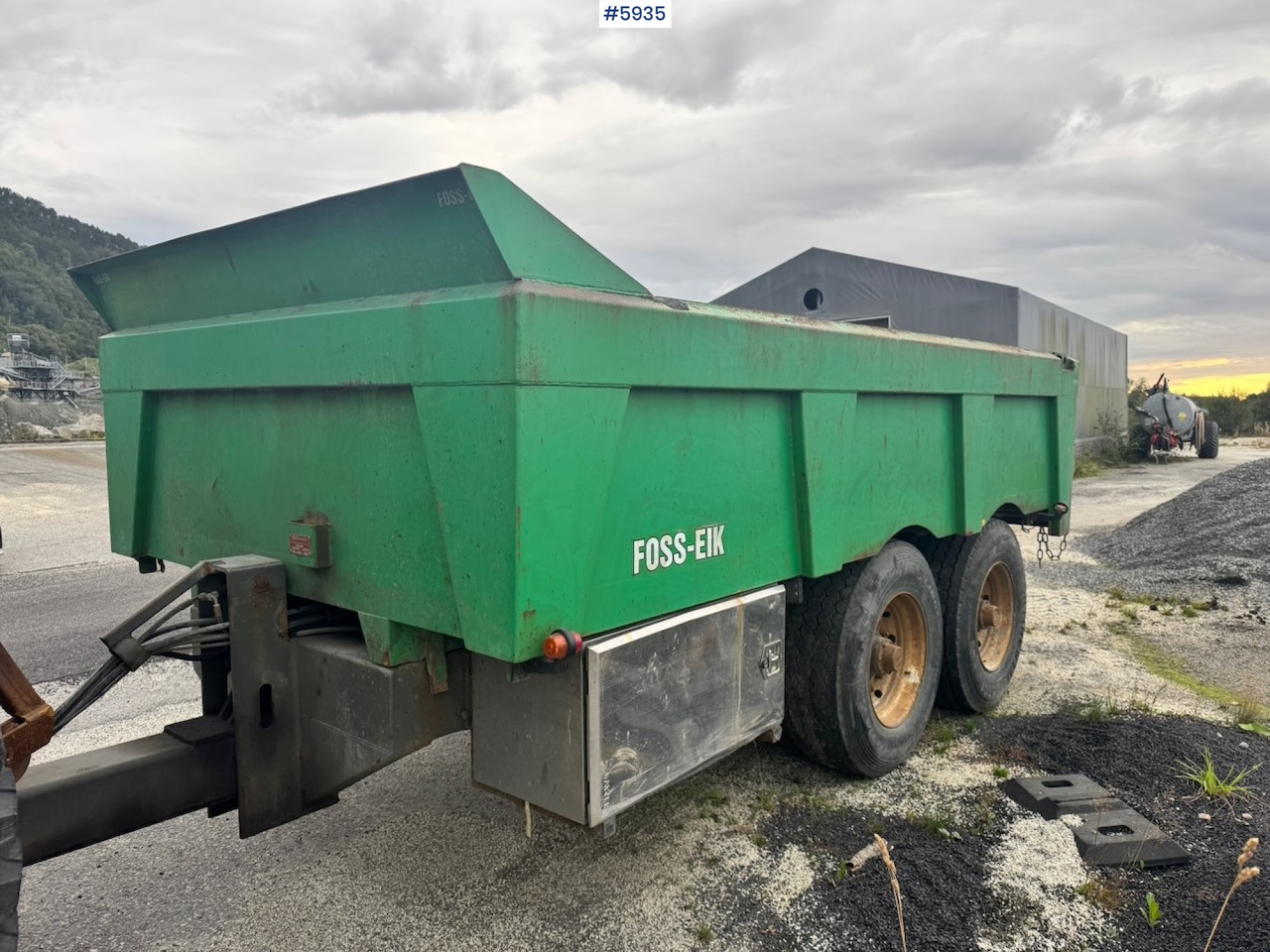 2011 Foss Eik Dumper Trailer. - Landbouwkipper: afbeelding 1 2011 Foss Eik Dumper Trailer. - Landbouwkipper: afbeelding 1