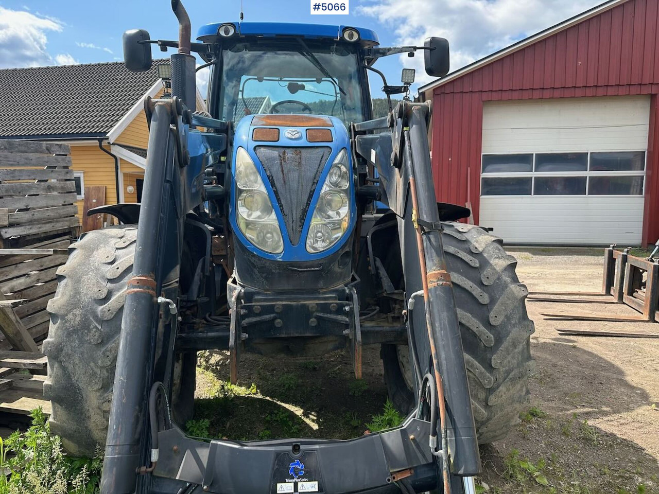2011 New Holland T6080 w/ trima +5.1p - Tractor: afbeelding 3 2011 New Holland T6080 w/ trima +5.1p - Tractor: afbeelding 3