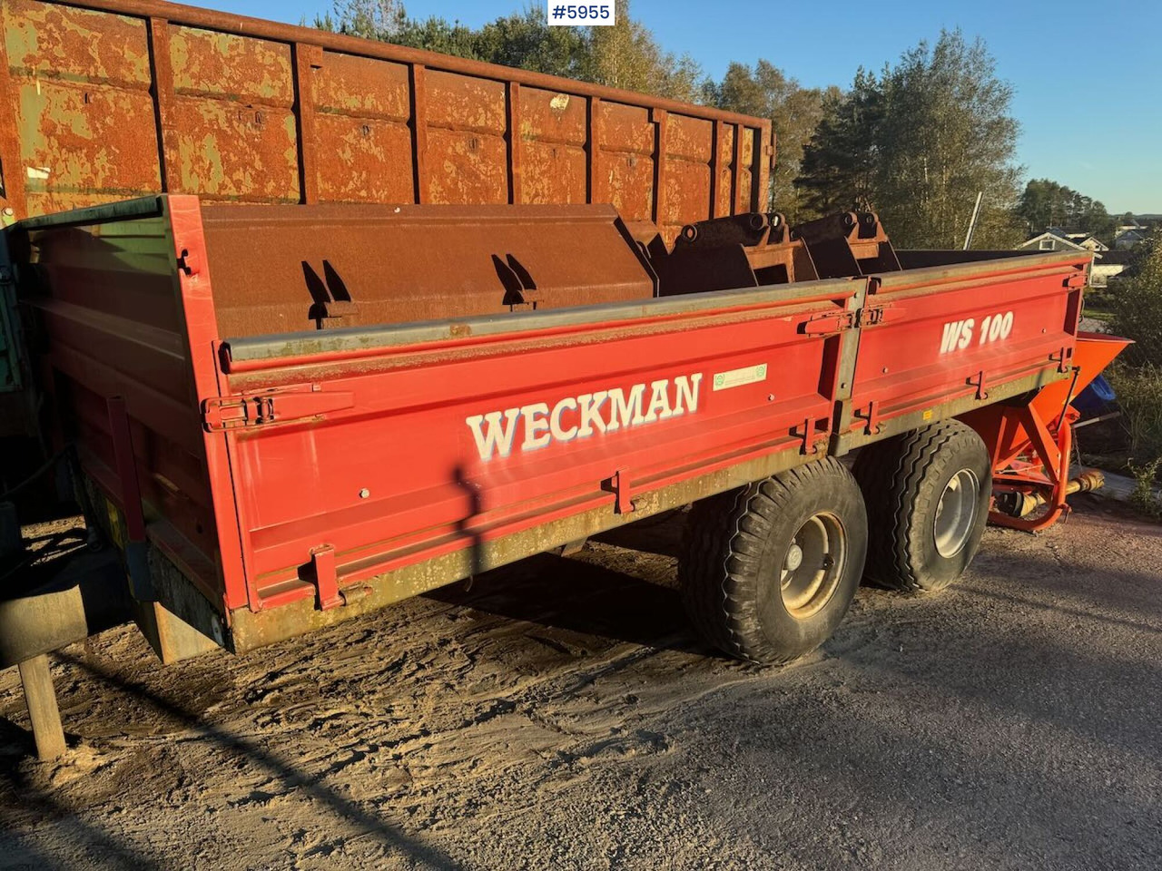 2011 Weckman WS100 - Landbouwaanhanger: afbeelding 1 2011 Weckman WS100 - Landbouwaanhanger: afbeelding 1