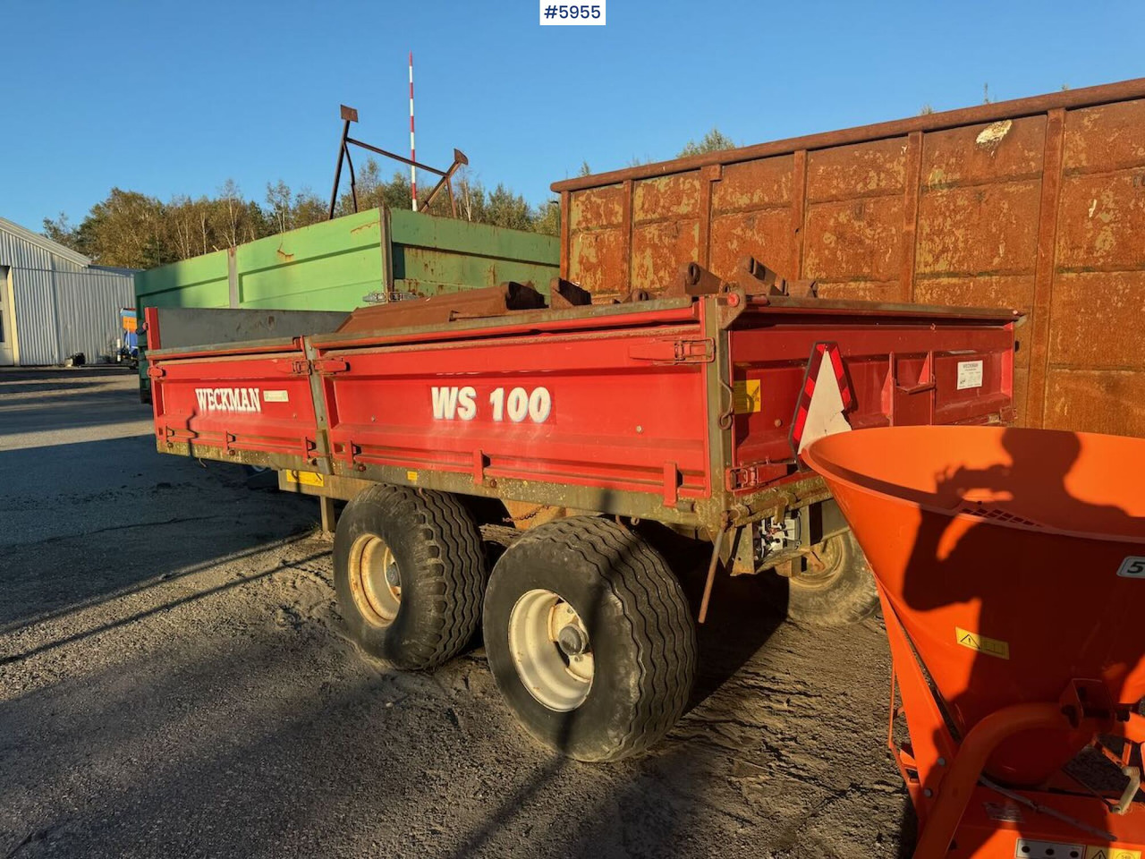 2011 Weckman WS100 - Landbouwaanhanger: afbeelding 4 2011 Weckman WS100 - Landbouwaanhanger: afbeelding 4