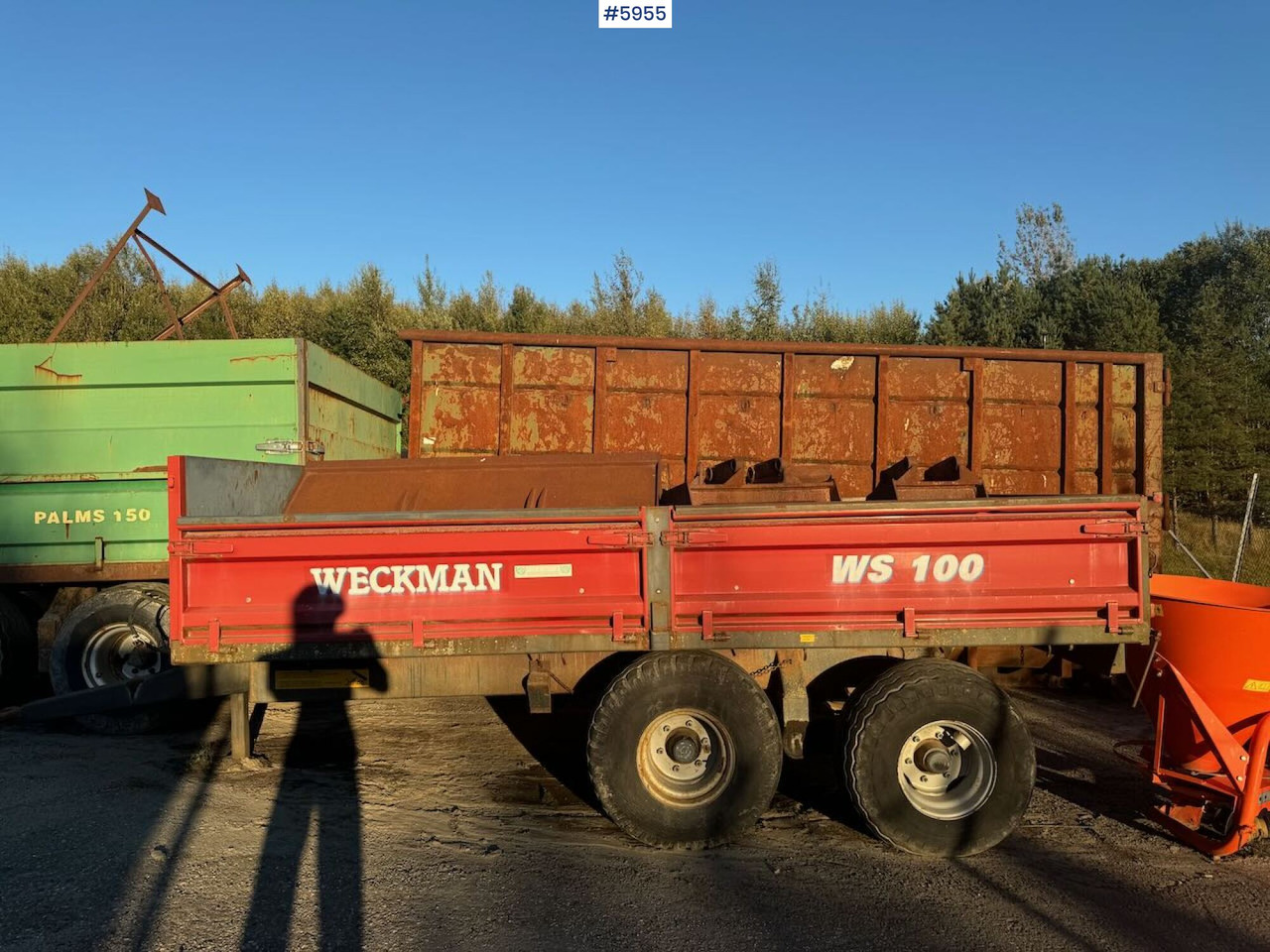 2011 Weckman WS100 - Landbouwaanhanger: afbeelding 3 2011 Weckman WS100 - Landbouwaanhanger: afbeelding 3