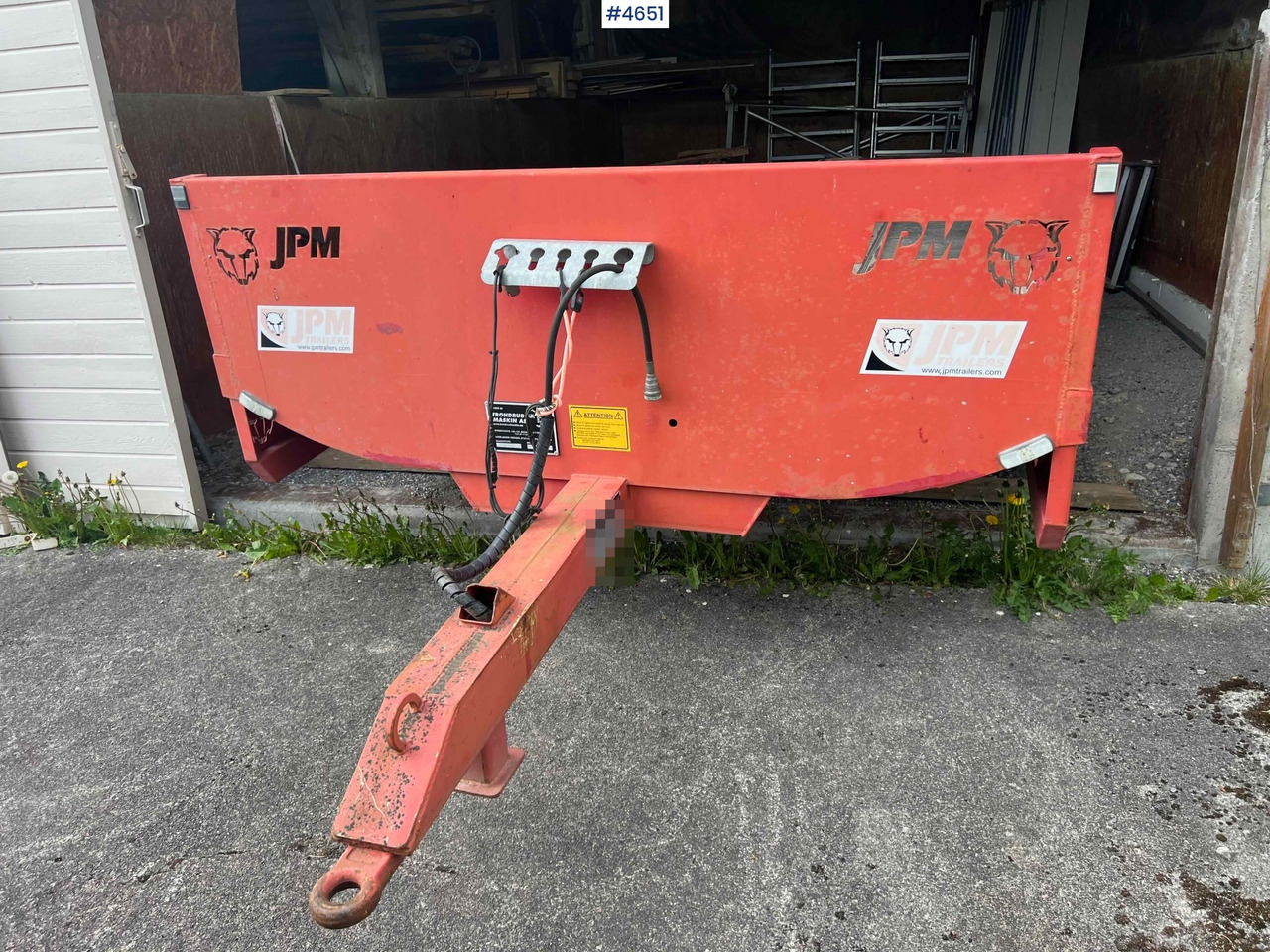 2012 2 axle JPM Machine trailer - Dieplader aanhangwagen: afbeelding 4 2012 2 axle JPM Machine trailer - Dieplader aanhangwagen: afbeelding 4