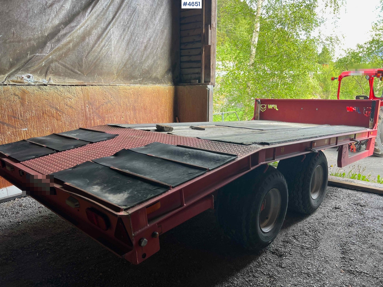 2012 2 axle JPM Machine trailer - Dieplader aanhangwagen: afbeelding 1 2012 2 axle JPM Machine trailer - Dieplader aanhangwagen: afbeelding 1