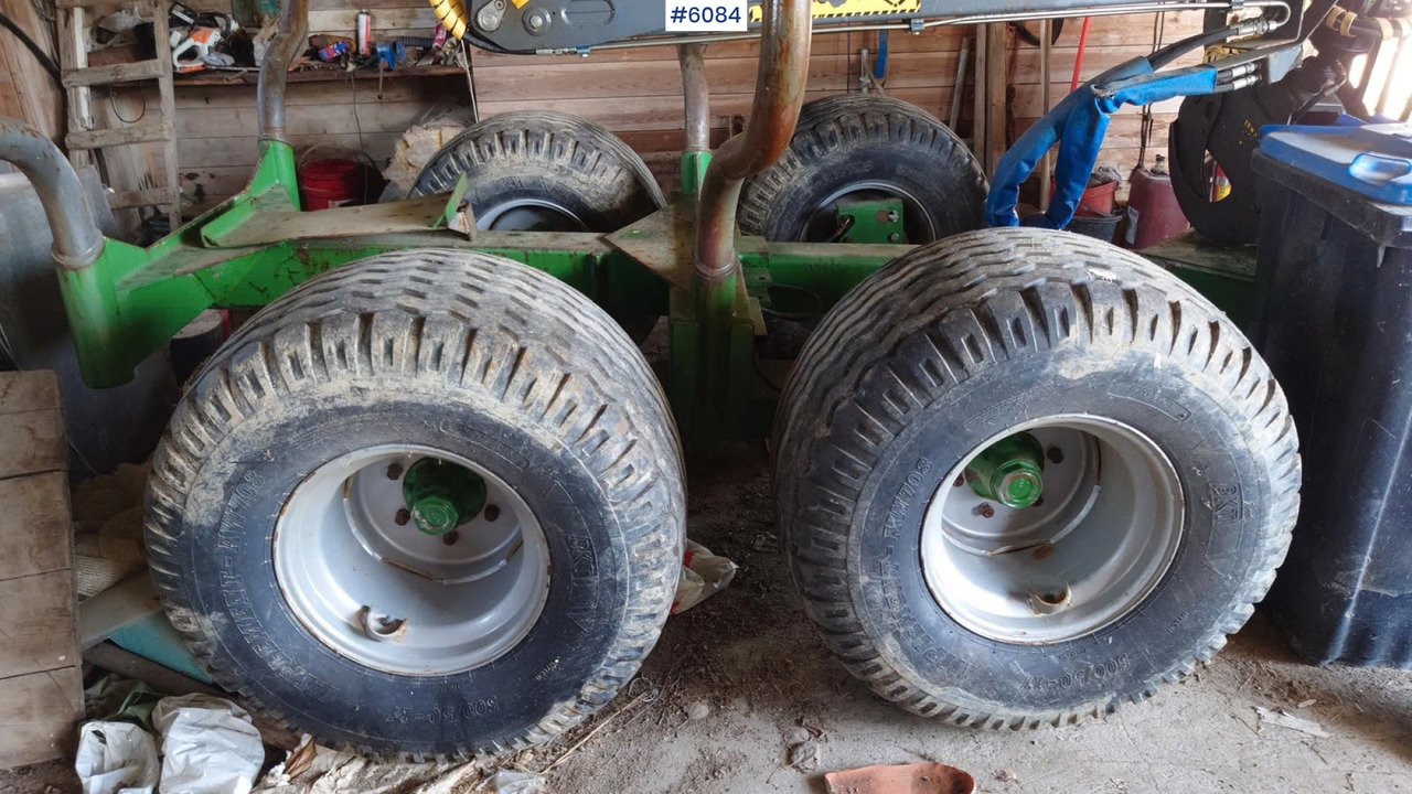 2012 Farma T10 Timber trailer w/ Farma C 6.3 G2 Crane. - Hout aanhanger: afbeelding 4 2012 Farma T10 Timber trailer w/ Farma C 6.3 G2 Crane. - Hout aanhanger: afbeelding 4