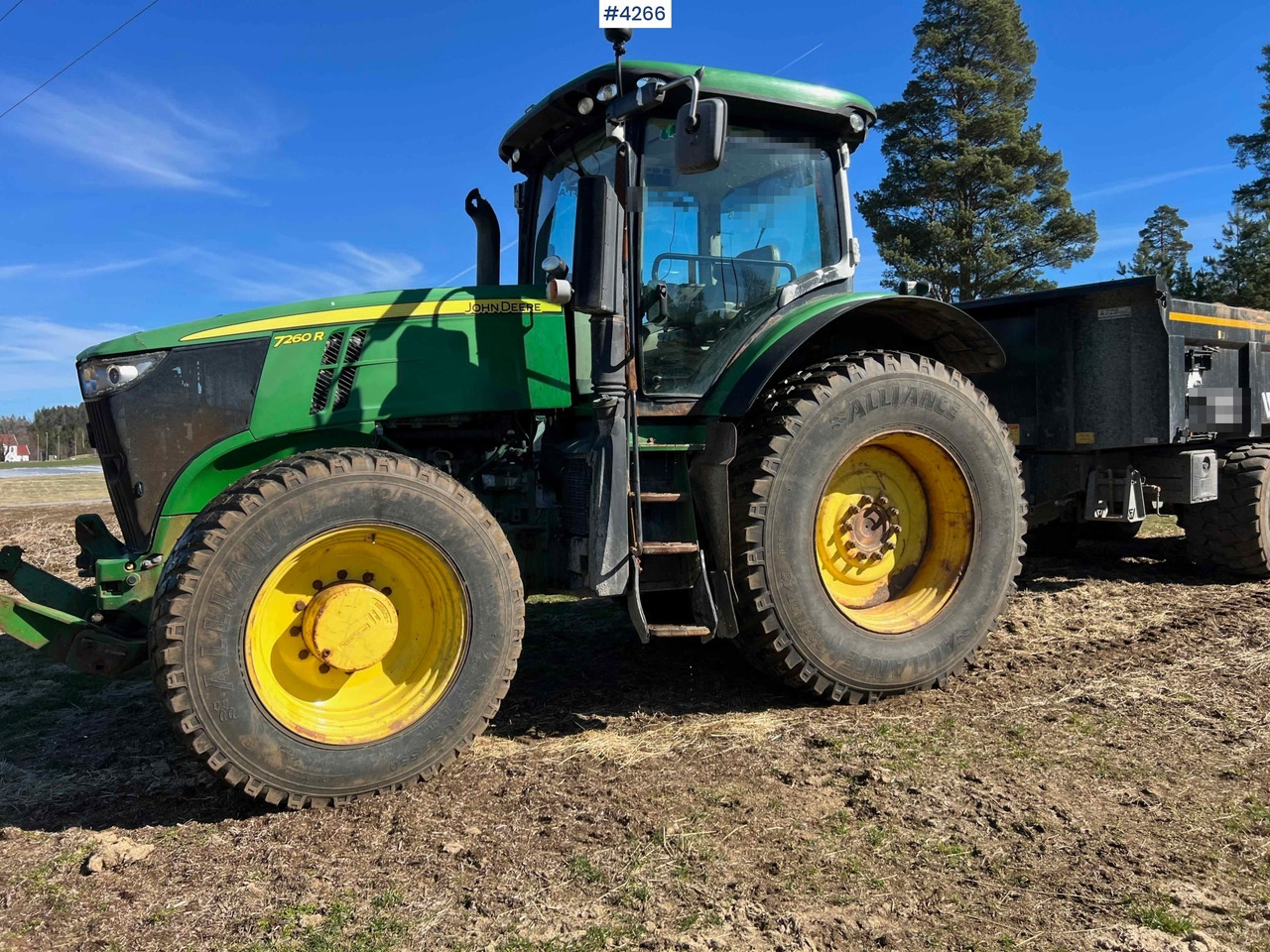 2012 John Deere 7260R Tractor w/ PTO - Tractor: afbeelding 5 2012 John Deere 7260R Tractor w/ PTO - Tractor: afbeelding 5