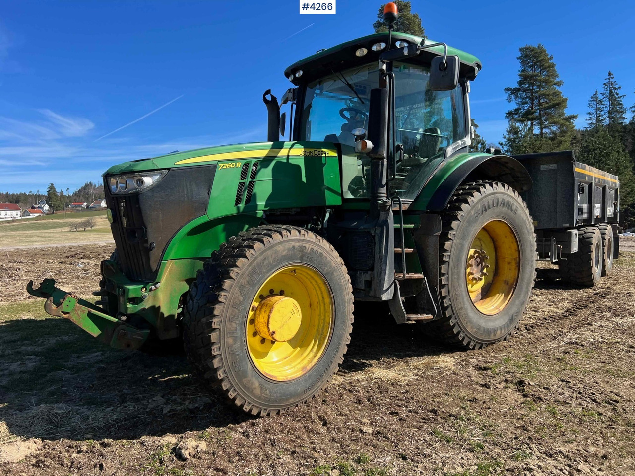 2012 John Deere 7260R Tractor w/ PTO - Tractor: afbeelding 4 2012 John Deere 7260R Tractor w/ PTO - Tractor: afbeelding 4