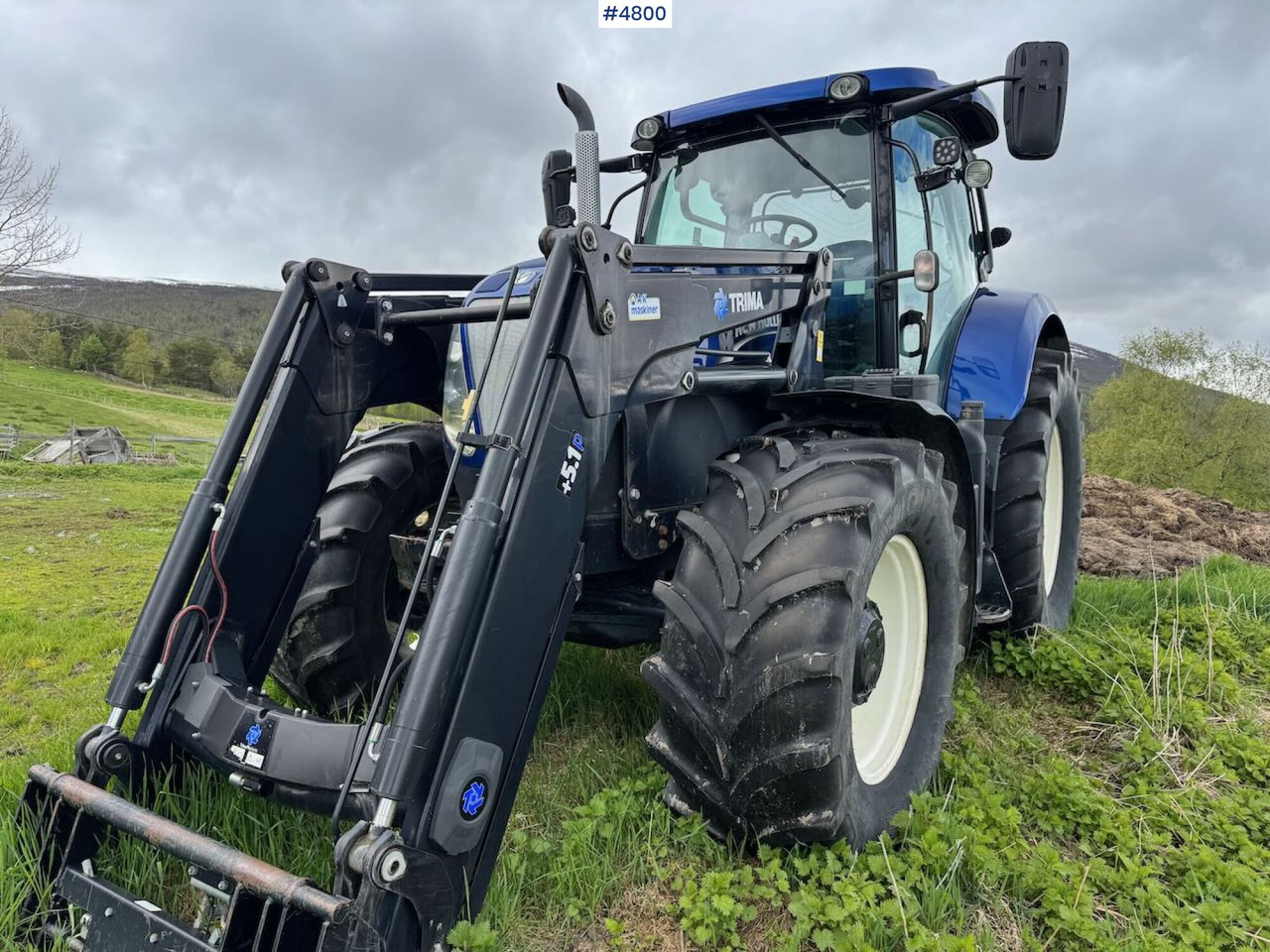 Tractor 2013 New Holland T7.210 AC Blue Power m/ Frontlaster: afbeelding 6