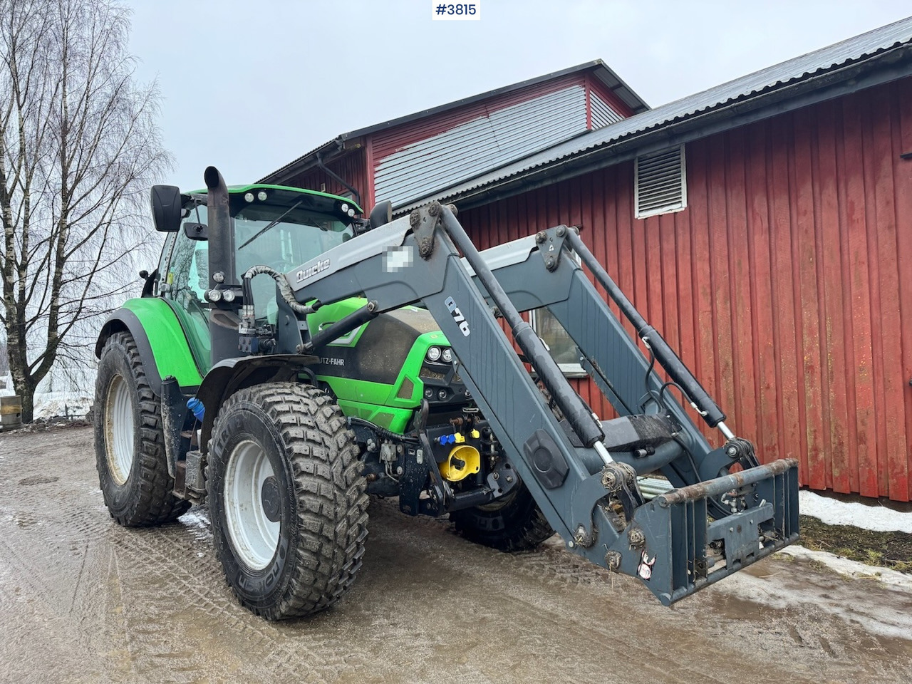 2015 Deutz-fahr 6190 Agrotron w/ Front loader, Front PTO and 2 sets of tires. - Tractor: afbeelding 3 2015 Deutz-fahr 6190 Agrotron w/ Front loader, Front PTO and 2 sets of tires. - Tractor: afbeelding 3