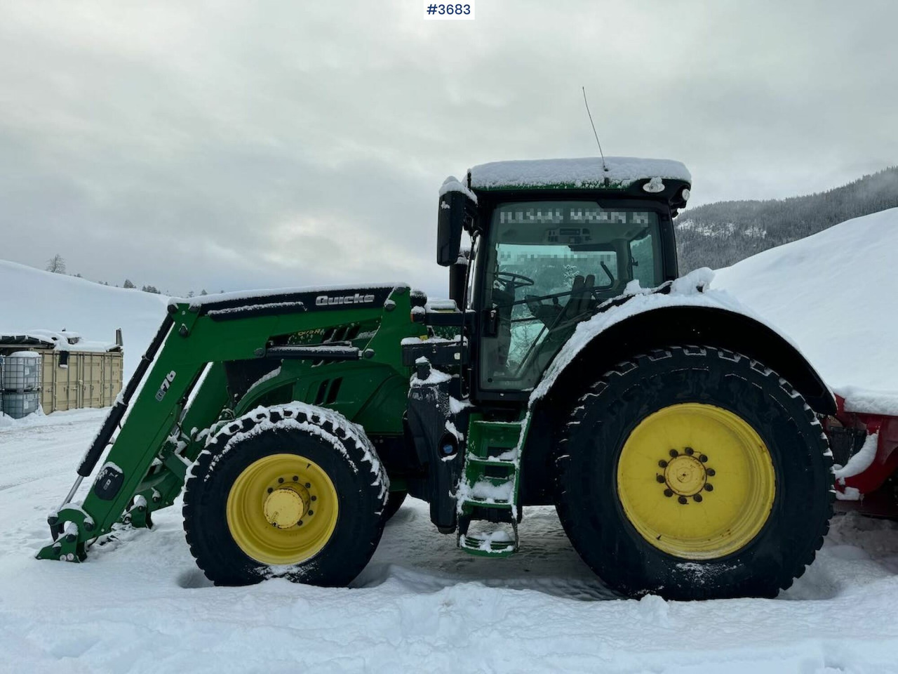2016 John Deere 6175R 4x4 w/ front loader - Tractor: afbeelding 3 2016 John Deere 6175R 4x4 w/ front loader - Tractor: afbeelding 3