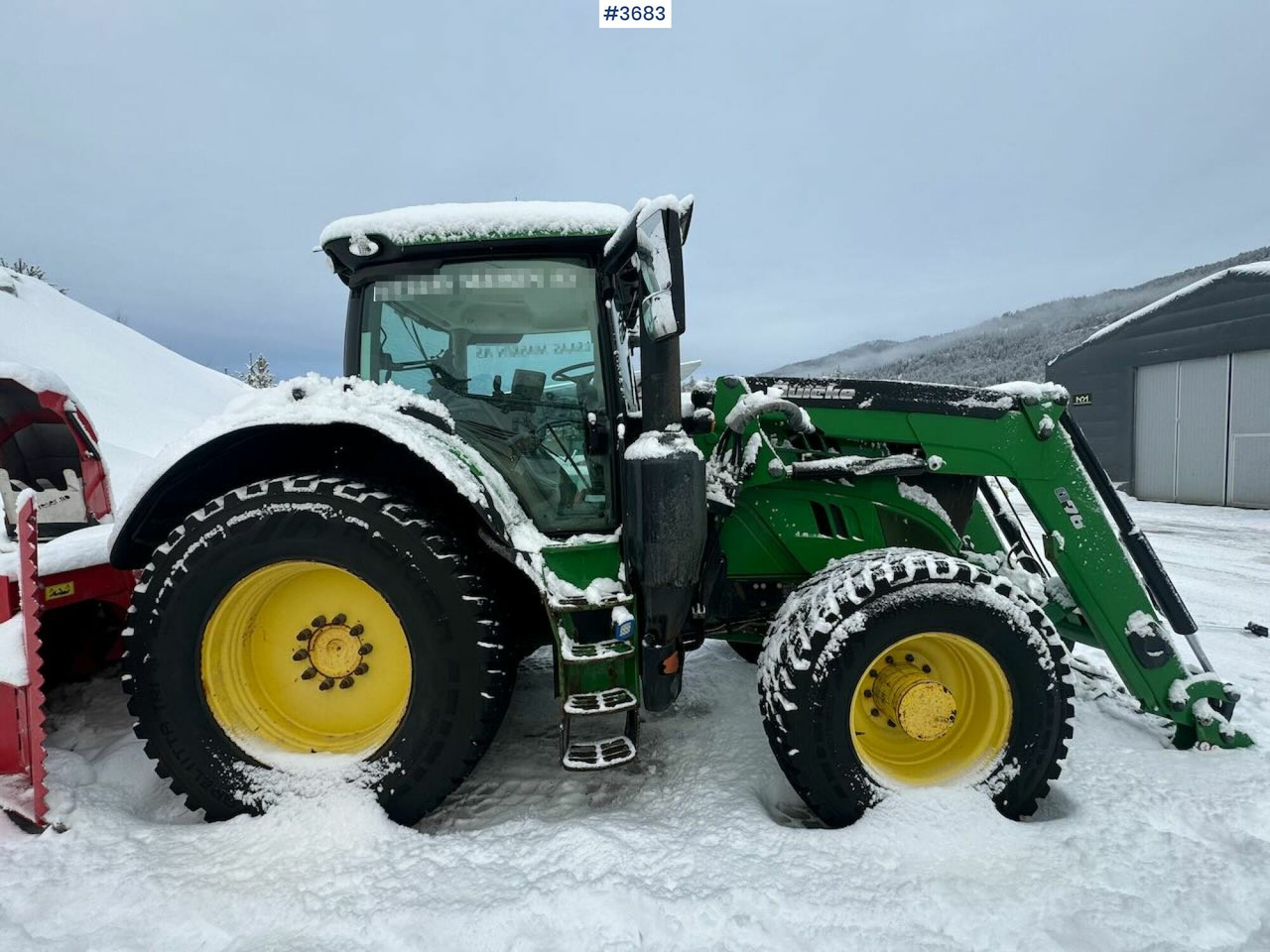 2016 John Deere 6175R 4x4 w/ front loader - Tractor: afbeelding 1 2016 John Deere 6175R 4x4 w/ front loader - Tractor: afbeelding 1