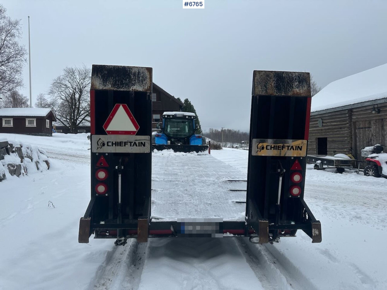 2019 Chieftain 2 axle machine trolley w/ light chains. - Landbouwaanhanger: afbeelding 4 2019 Chieftain 2 axle machine trolley w/ light chains. - Landbouwaanhanger: afbeelding 4