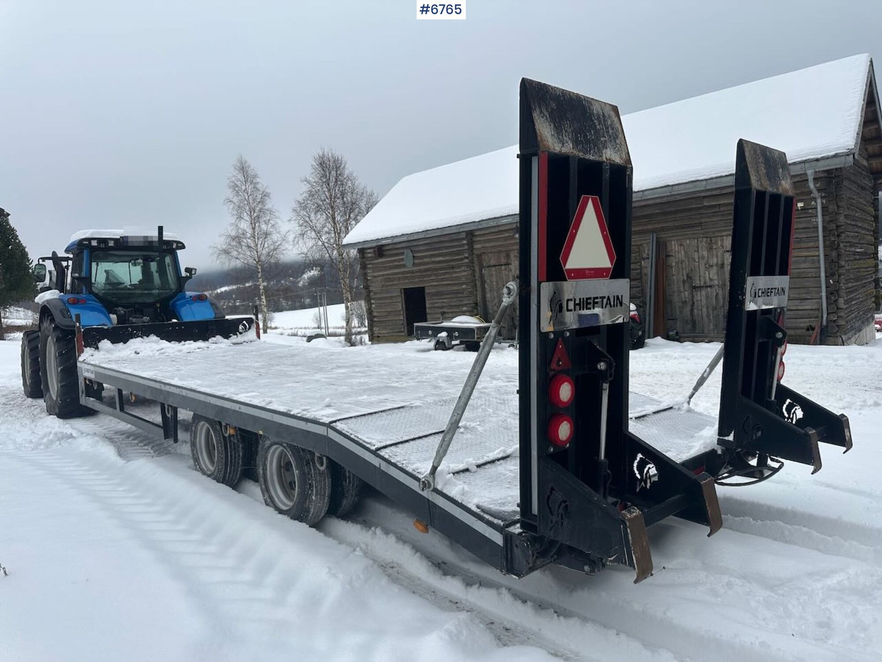 2019 Chieftain 2 axle machine trolley w/ light chains. - Landbouwaanhanger: afbeelding 3 2019 Chieftain 2 axle machine trolley w/ light chains. - Landbouwaanhanger: afbeelding 3