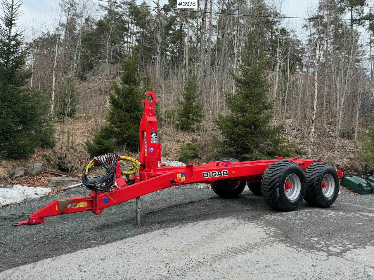 2022 Bigab 15-19 hook trailer - Dieplader aanhangwagen: afbeelding 1 2022 Bigab 15-19 hook trailer - Dieplader aanhangwagen: afbeelding 1