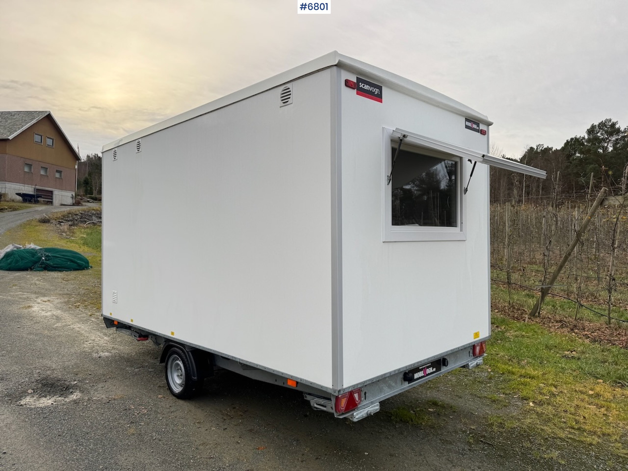 2022 Scanvogn 420- 3 door 6P Office van w/ toilet and storage room. - Wooncontainer, Aanhanger: afbeelding 5 2022 Scanvogn 420- 3 door 6P Office van w/ toilet and storage room. - Wooncontainer, Aanhanger: afbeelding 5