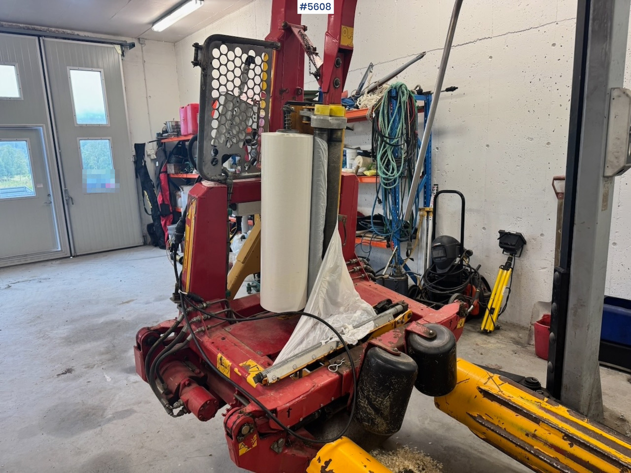 Approx. 2005 Tellefsdal Round Bale Wrapper. New control box - Hooi-/ Voedermachine: afbeelding 4 Approx. 2005 Tellefsdal Round Bale Wrapper. New control box - Hooi-/ Voedermachine: afbeelding 4