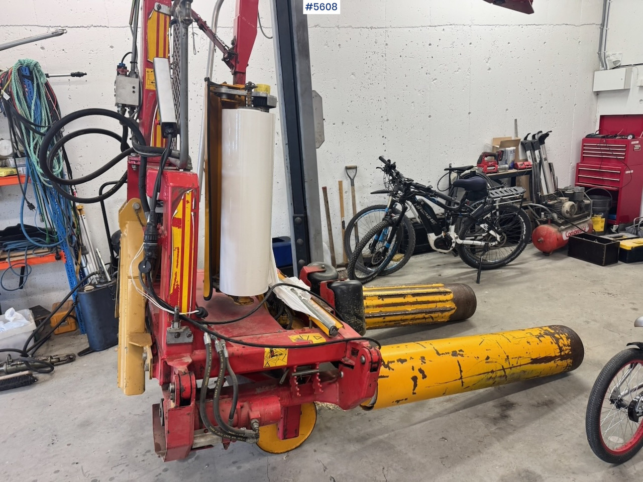 Approx. 2005 Tellefsdal Round Bale Wrapper. New control box - Hooi-/ Voedermachine: afbeelding 5 Approx. 2005 Tellefsdal Round Bale Wrapper. New control box - Hooi-/ Voedermachine: afbeelding 5