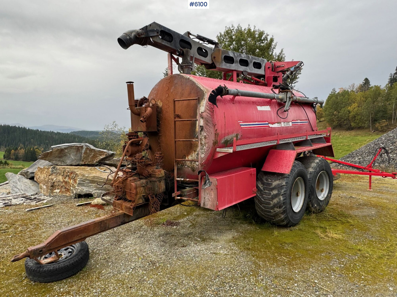 Høgborg 12,000L fertilizer trailer - Mesttank: afbeelding 2 Høgborg 12,000L fertilizer trailer - Mesttank: afbeelding 2