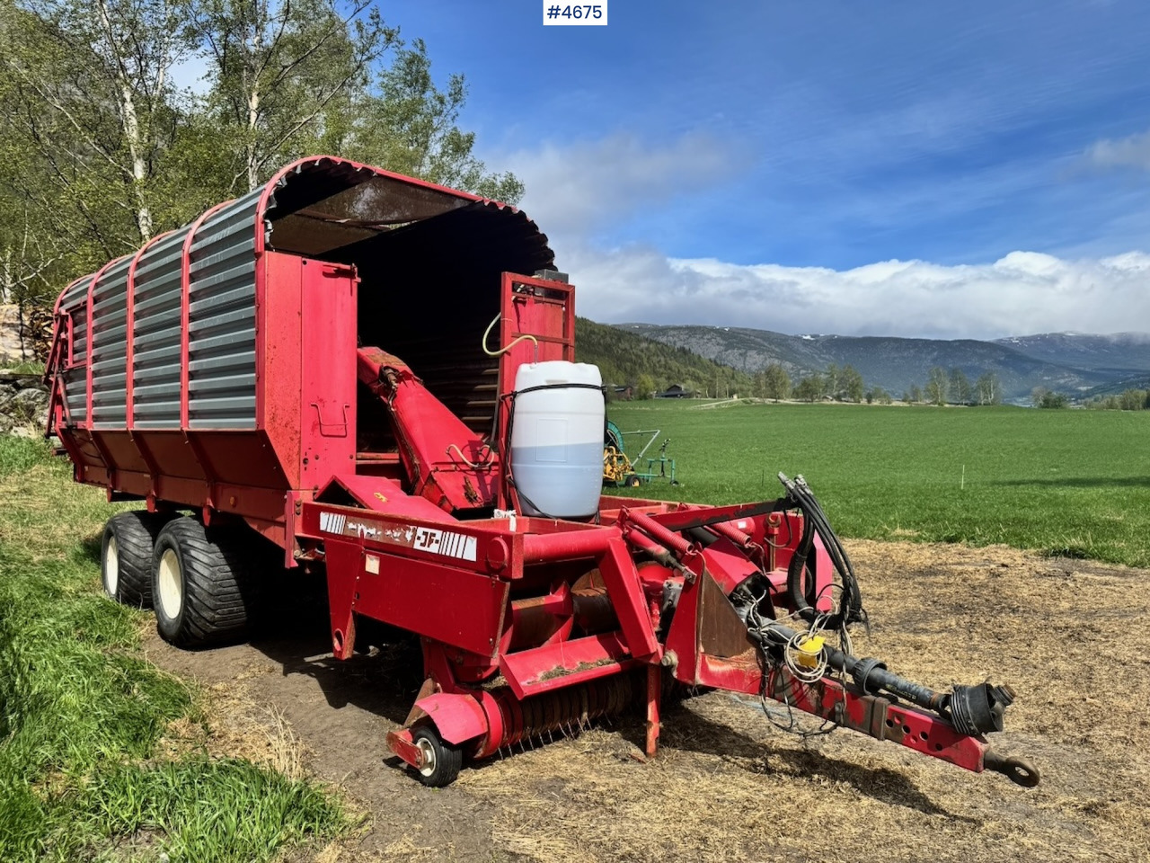 Hooi-/ Voedermachine JF Forage Pickup Wagon – 40 m³ – In Good Condition!: afbeelding 6