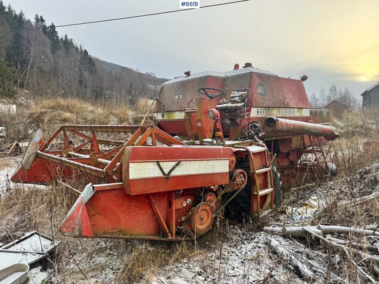 Massey Ferguson 487 Combine Harvester. - Maaidorser: afbeelding 3 Massey Ferguson 487 Combine Harvester. - Maaidorser: afbeelding 3
