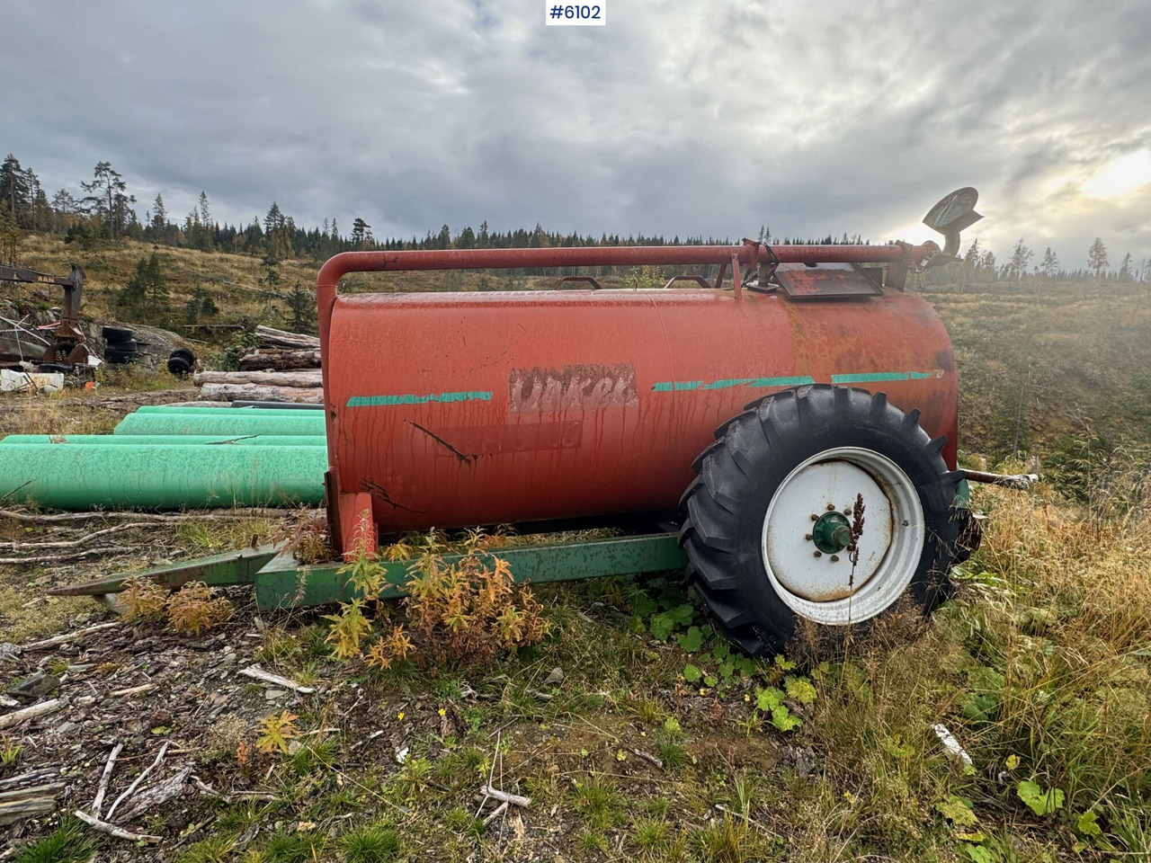 Orkel GV6000 fertilizer trailer - Mesttank: afbeelding 1 Orkel GV6000 fertilizer trailer - Mesttank: afbeelding 1