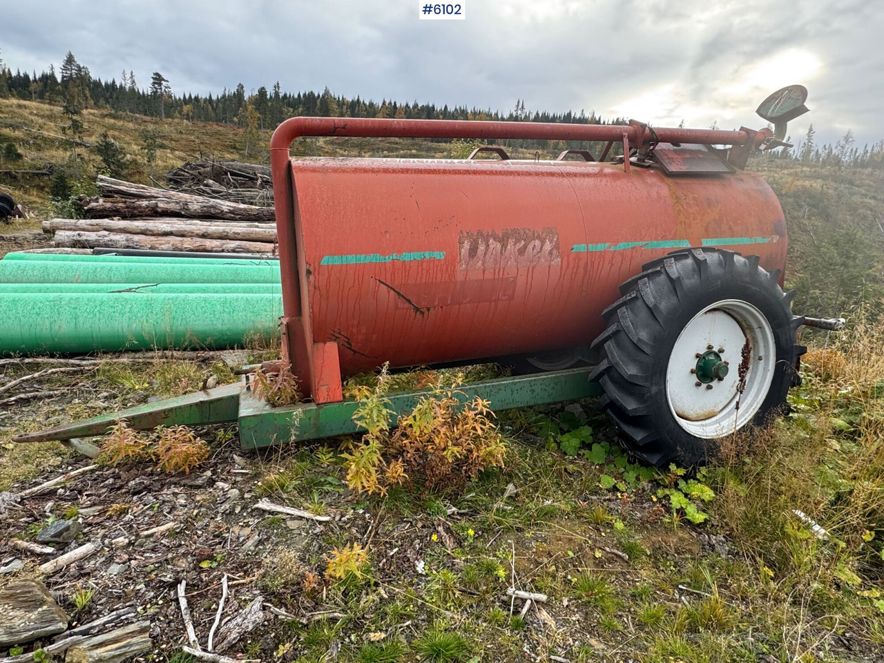 Orkel GV6000 fertilizer trailer - Mesttank: afbeelding 2 Orkel GV6000 fertilizer trailer - Mesttank: afbeelding 2