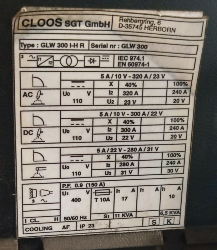 GLOOS SGT GLW 300 - Uitrusting voor lassen: afbeelding 2 GLOOS SGT GLW 300 - Uitrusting voor lassen: afbeelding 2