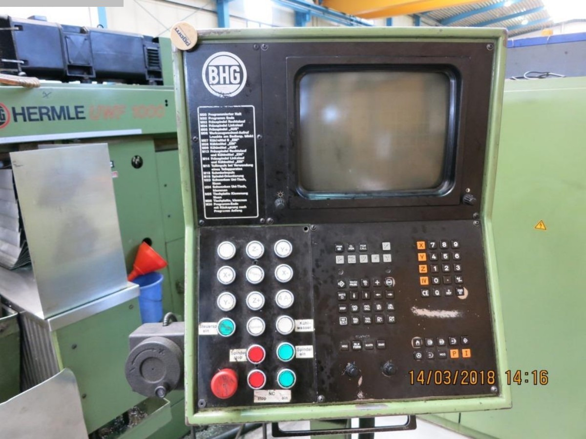 HERMLE UWF 1000 - Freesmachine: afbeelding 2 HERMLE UWF 1000 - Freesmachine: afbeelding 2