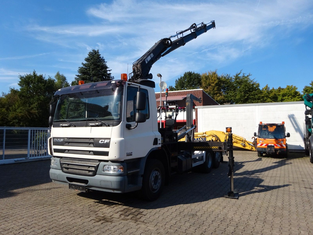 DAF 28-250 CF Abroller + HIA B195-3 Kran - Haakarmsysteem vrachtwagen, Kraanwagen: afbeelding 2 DAF 28-250 CF Abroller + HIA B195-3 Kran - Haakarmsysteem vrachtwagen, Kraanwagen: afbeelding 2