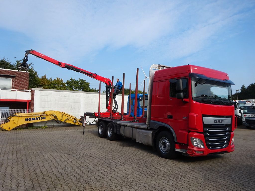 DAF XF 510 + EPSILON M120Z Holzheckladekran +Greifer DAF XF 510 + EPSILON M120 Z79 Holzkran +Greifer - Houttransport, Kraanwagen: afbeelding 2 DAF XF 510 + EPSILON M120Z Holzheckladekran +Greifer DAF XF 510 + EPSILON M120 Z79 Holzkran +Greifer - Houttransport, Kraanwagen: afbeelding 2