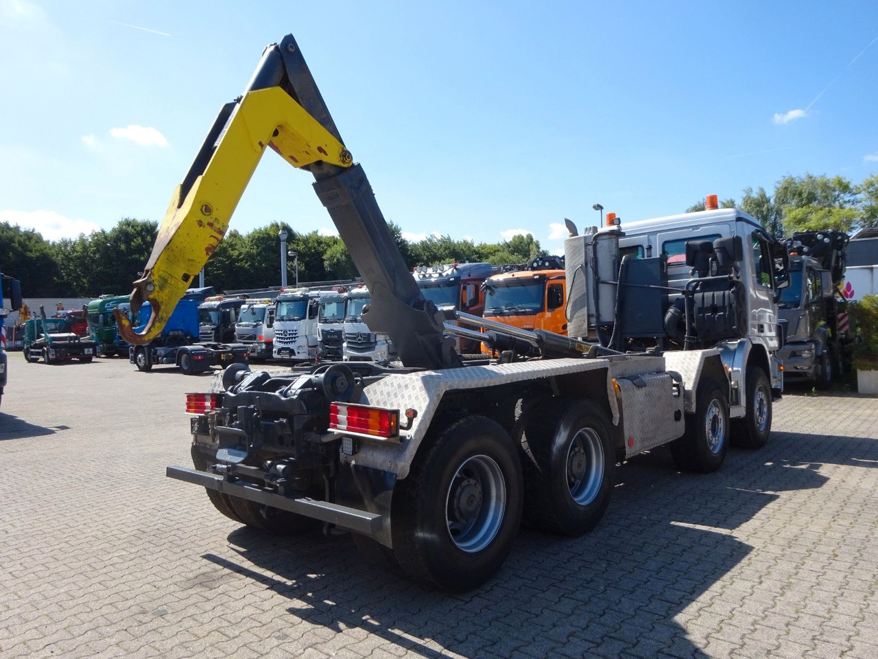 Haakarmsysteem vrachtwagen Mercedes-Benz 3244 Actros PALFINGER Abroller 8x4: afbeelding 10 Haakarmsysteem vrachtwagen Mercedes-Benz 3244 Actros PALFINGER Abroller 8x4: afbeelding 10