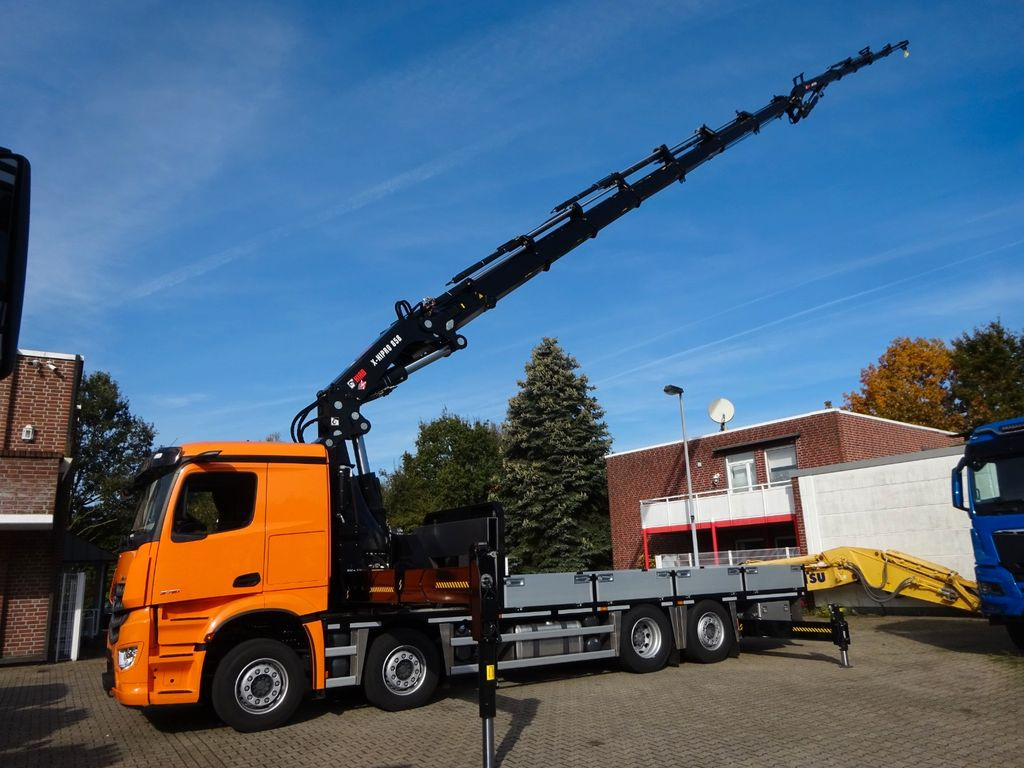 Mercedes-Benz 3751 Arocs Pritsche + HIAB 858 + JIB 8x2 Mercedes-Benz 3751 Arocs Pritsche + HIAB 858 + JIB 8x2 - Kraanwagen, Vrachtwagen met open laadbak: afbeelding 1 Mercedes-Benz 3751 Arocs Pritsche + HIAB 858 + JIB 8x2 Mercedes-Benz 3751 Arocs Pritsche + HIAB 858 + JIB 8x2 - Kraanwagen, Vrachtwagen met open laadbak: afbeelding 1