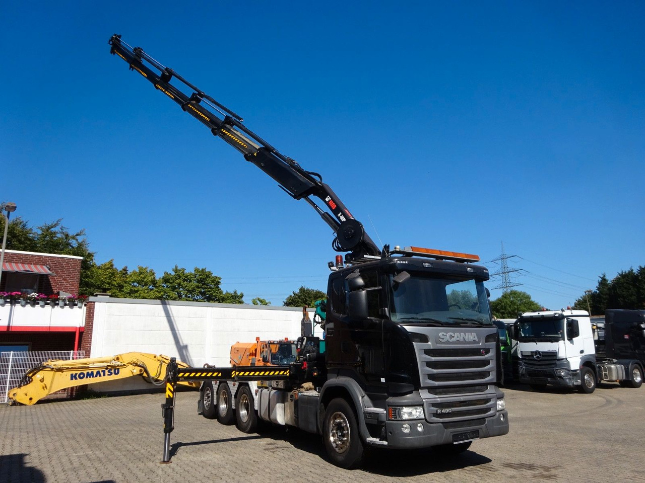Scania R490 Abroller + HIAB 302E-6 Bj.2021 !Kran TRIDEM Scania R490 Abroller + HIAB 302E-6 Bj.2021 !Kran TRIDEM - Haakarmsysteem vrachtwagen, Kraanwagen: afbeelding 1 Scania R490 Abroller + HIAB 302E-6 Bj.2021 !Kran TRIDEM Scania R490 Abroller + HIAB 302E-6 Bj.2021 !Kran TRIDEM - Haakarmsysteem vrachtwagen, Kraanwagen: afbeelding 1